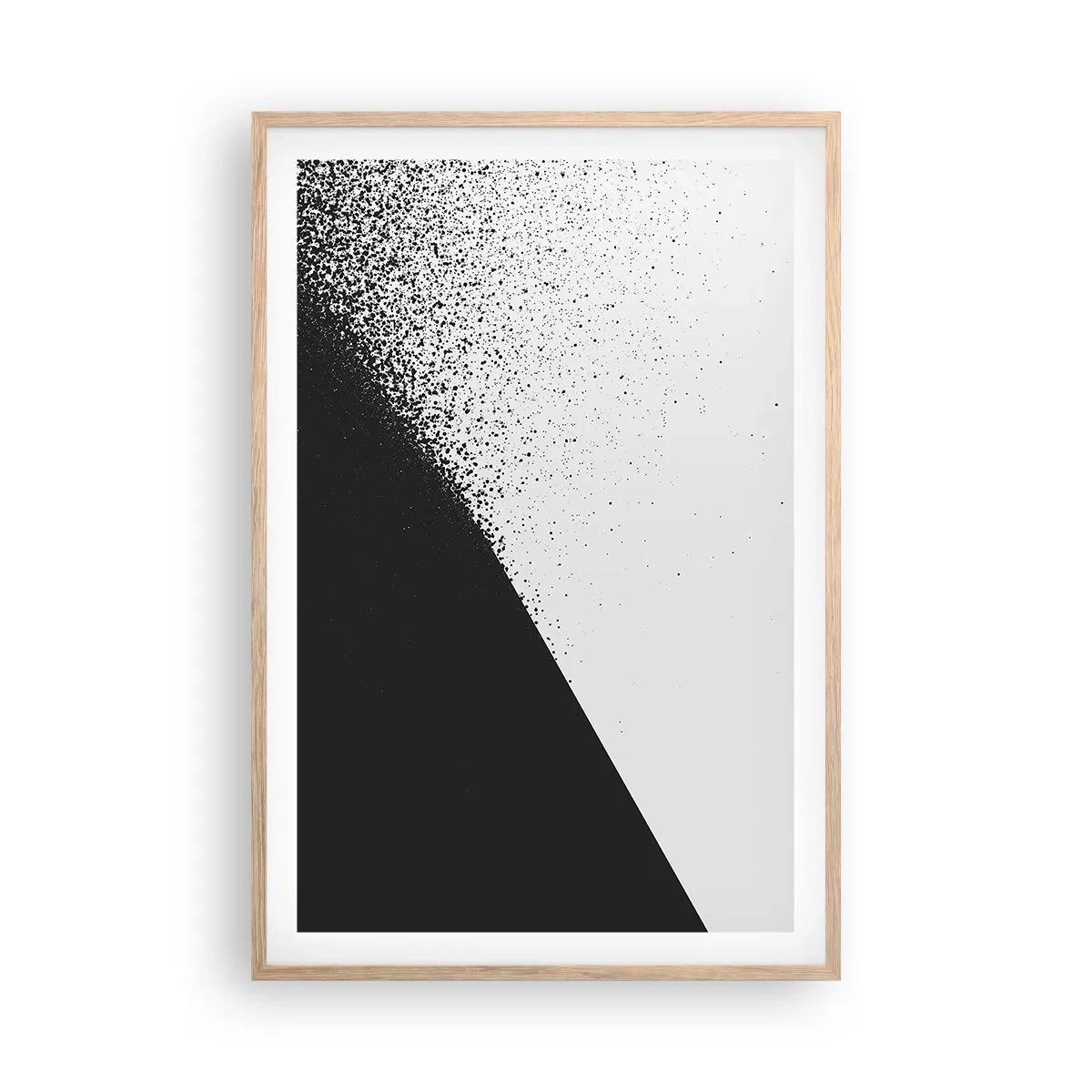 Affisch i ram av ljusek - Snabbare, mer - 61x91 cm