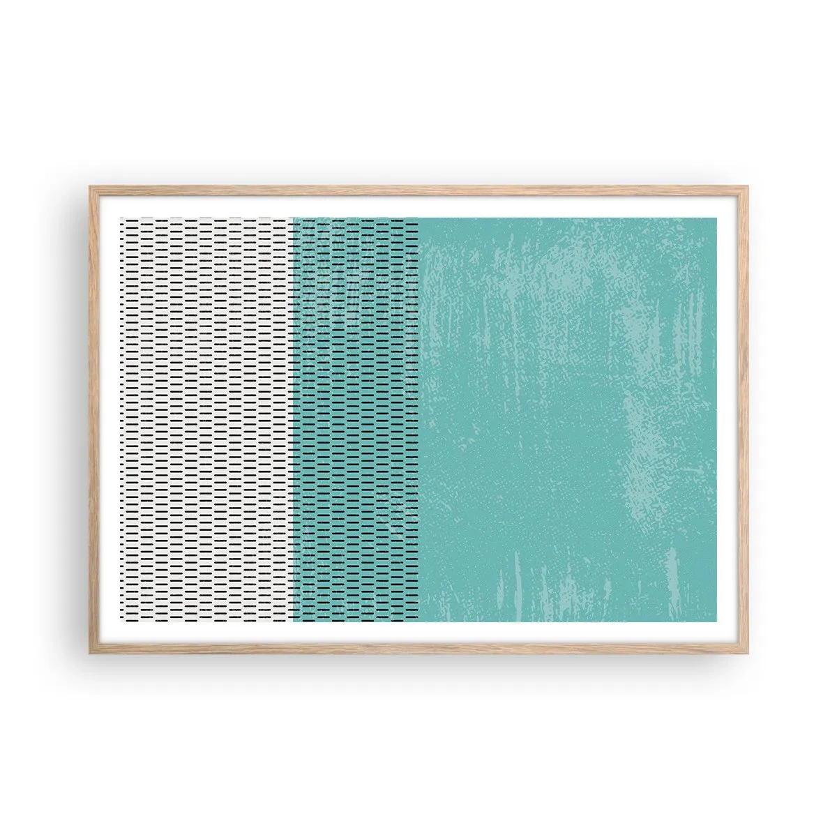 Affisch i ram av ljusek - Balanserad komposition - 100x70 cm