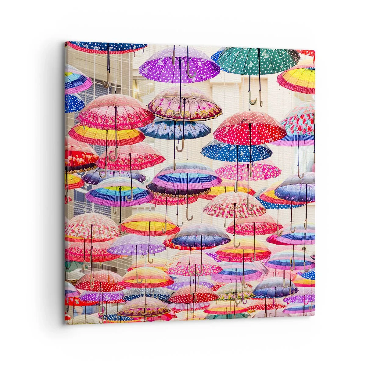 Canvastavla - Bild på duk - Stadsäng - 50x50 cm