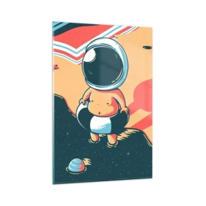 Glastavla - Bild på glas - Ur ett annat perspektiv - 80x120 cm