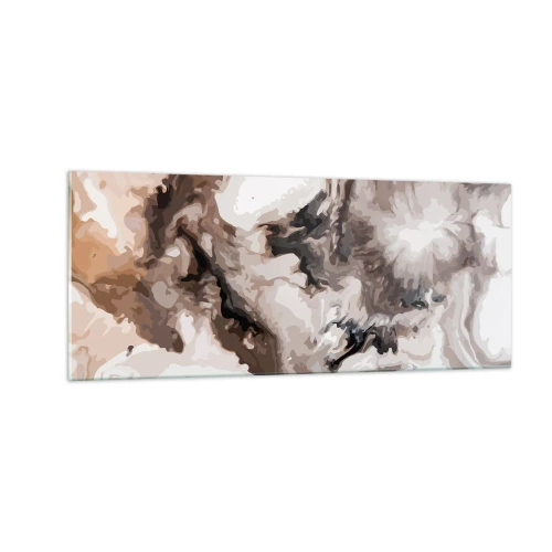 Glastavla - Bild på glas - En galax födelse - 100x40 cm