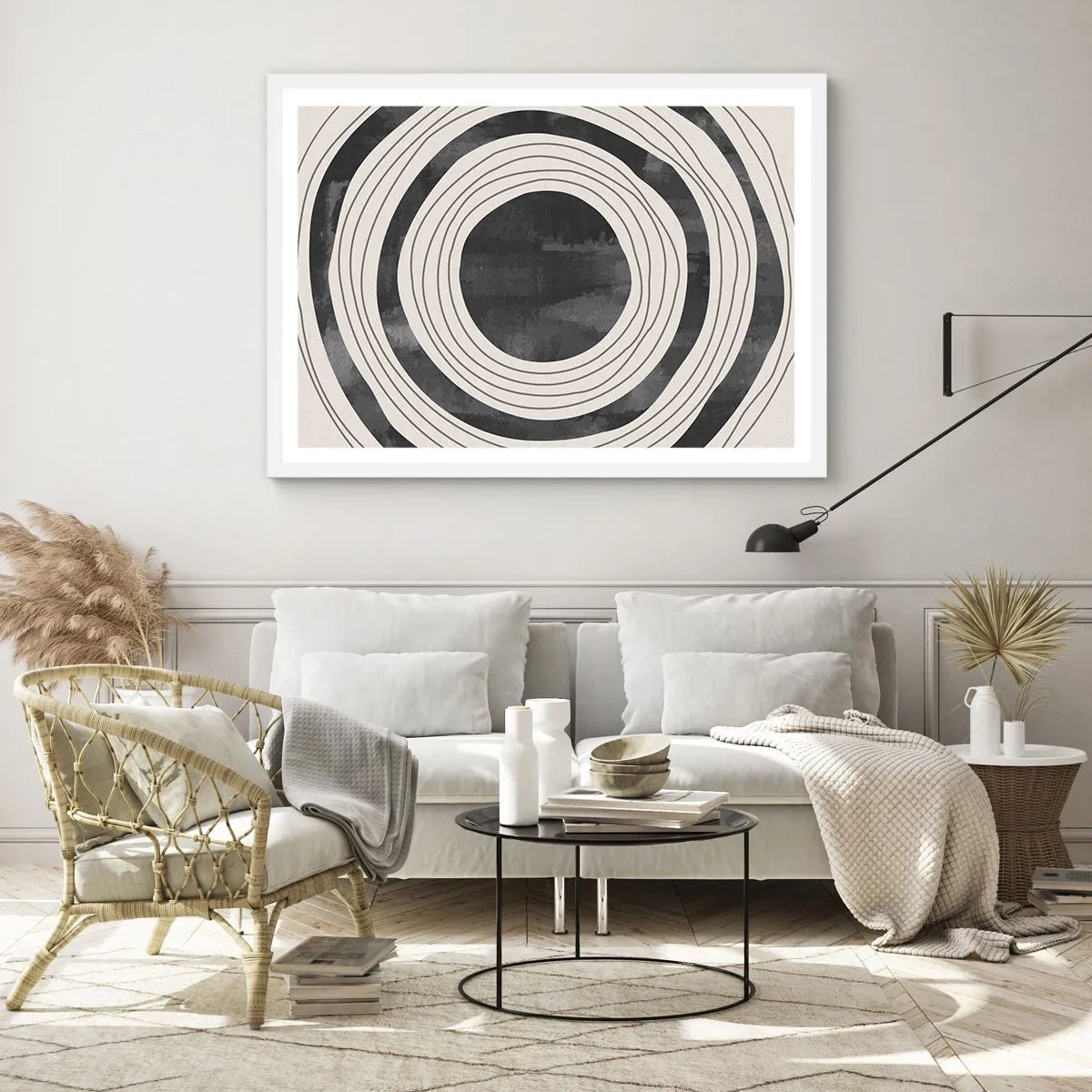 Affisch i vit ram - I själva kärnan - 91x61 cm