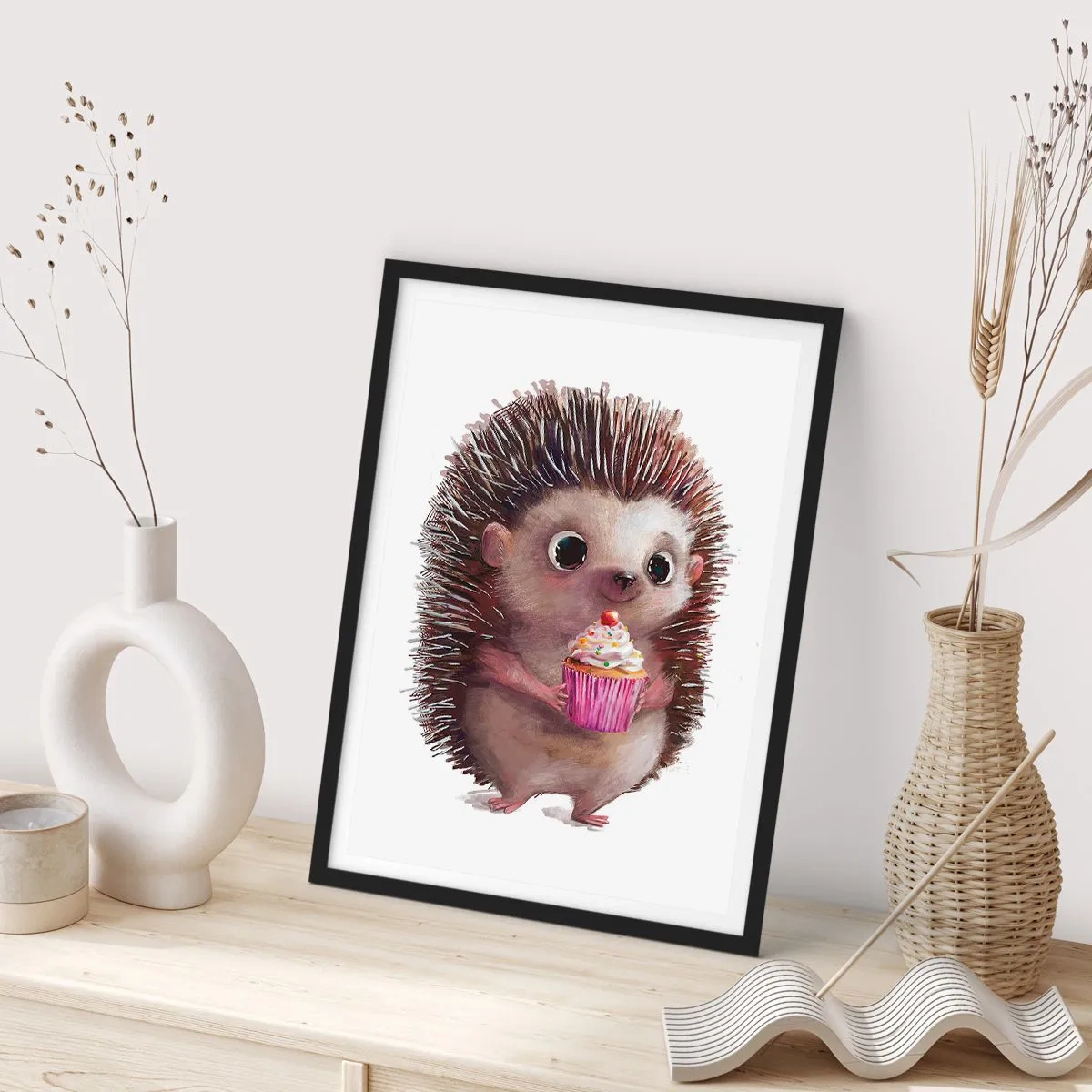 Affisch i svart ram - Varje dag är helgdag - 61x91 cm