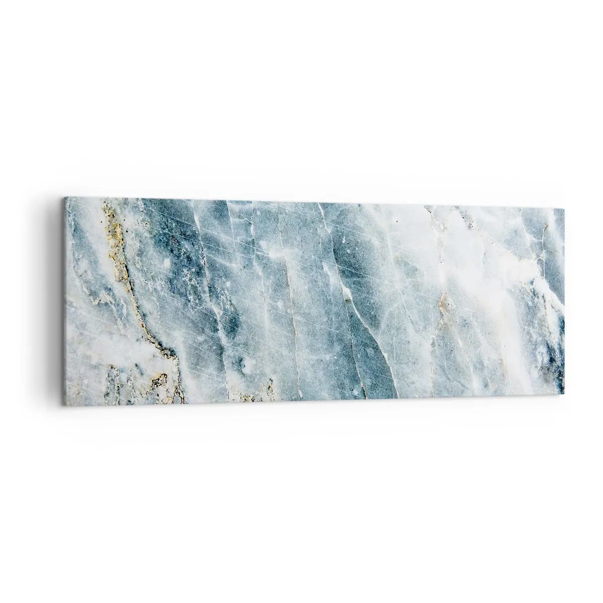 Canvastavla - Bild på duk - Isvärld - 140x50 cm