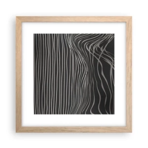 Affisch i ram av ljusek - Rytm och accent - 30x30 cm