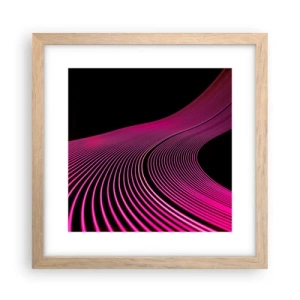 Affisch i ram av ljusek - Ljusets allé - 30x30 cm