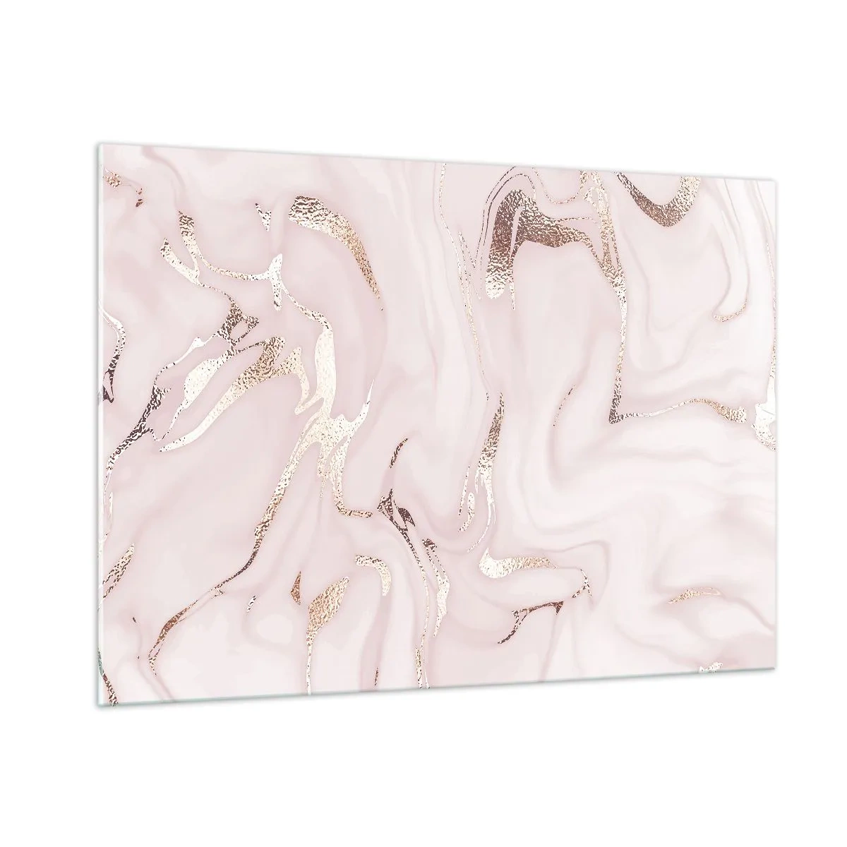 Glastavla - Bild på glas - Rosa raseri - 100x70 cm