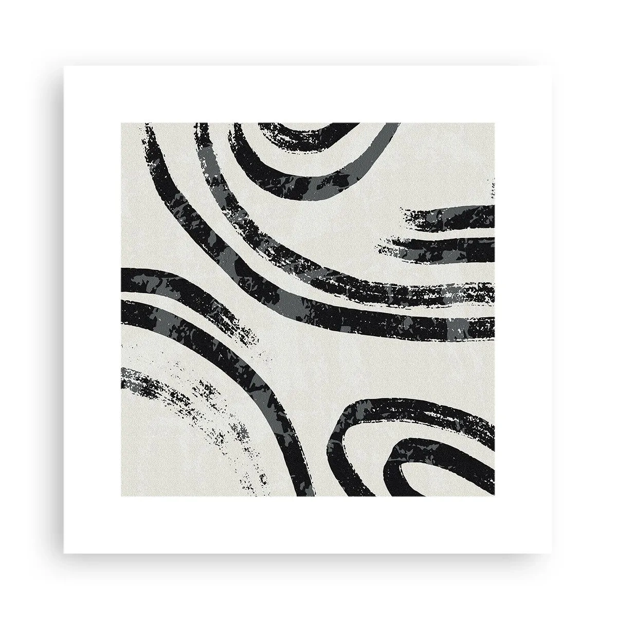 Affisch - Halvstoppad - 30x30 cm