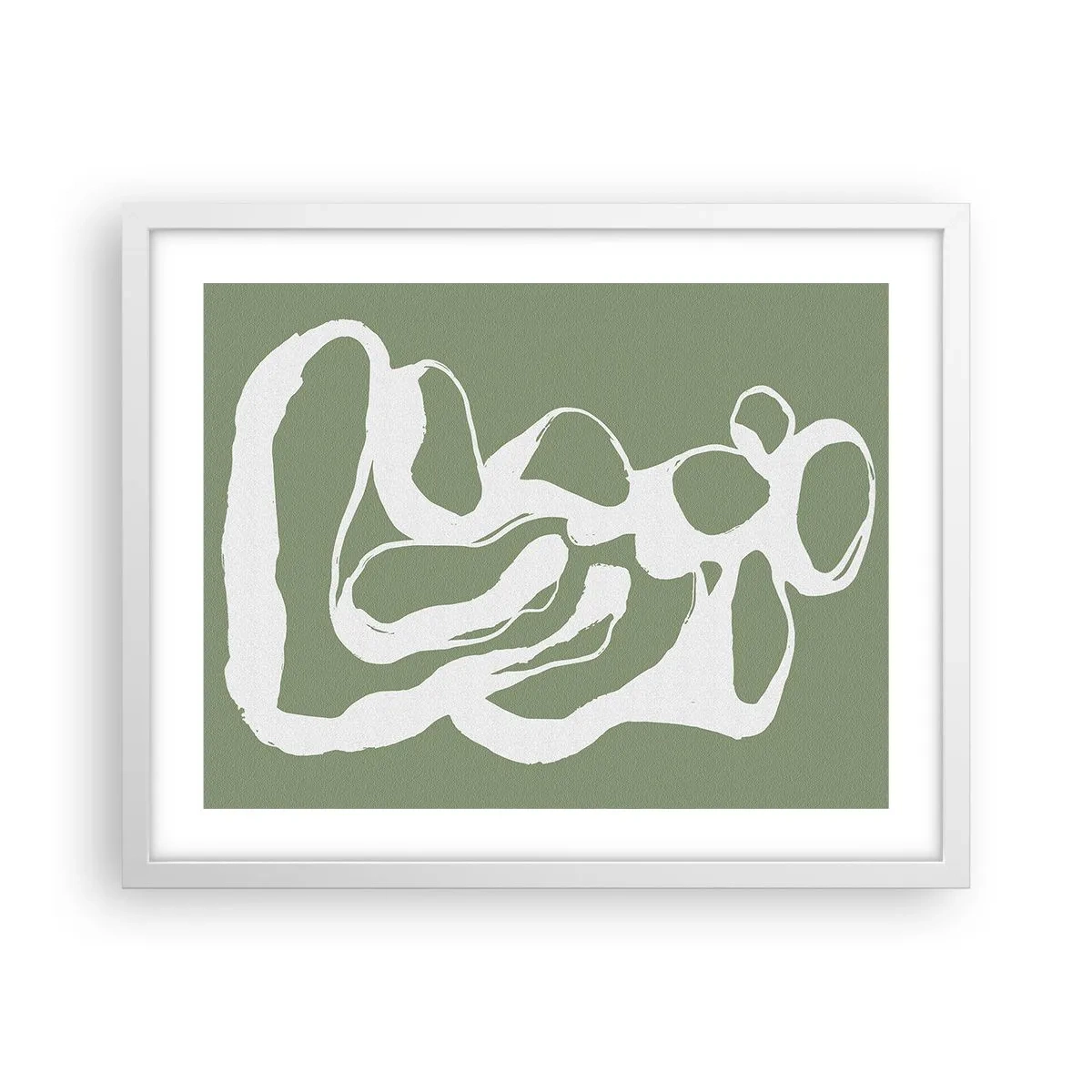 Affisch i vit ram - Rymdens kallelse - 50x40 cm