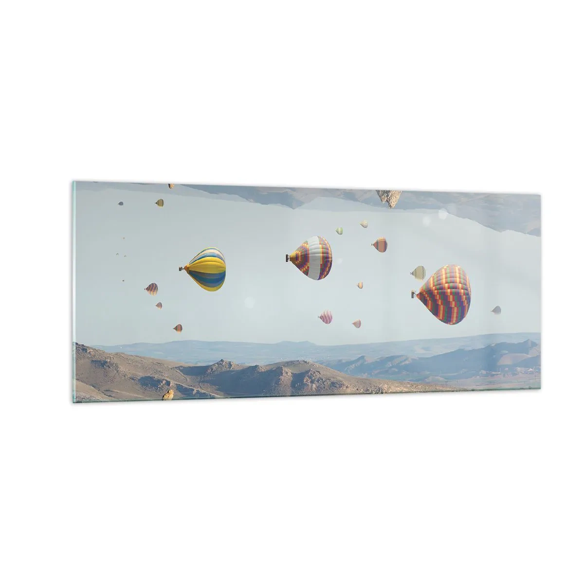 Glastavla - Bild på glas - Här är allt möjligt - 100x40 cm