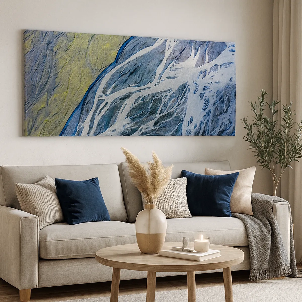 Canvastavla - Bild på duk - Naturens grottmålningar - 30x30 cm