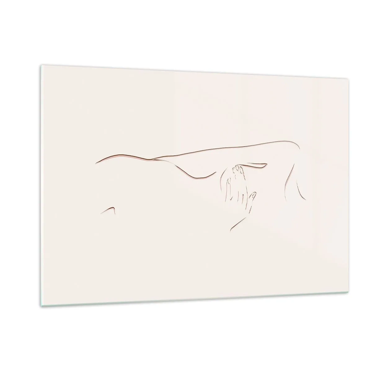 Glastavla - Bild på glas - Begärans form - 120x80 cm