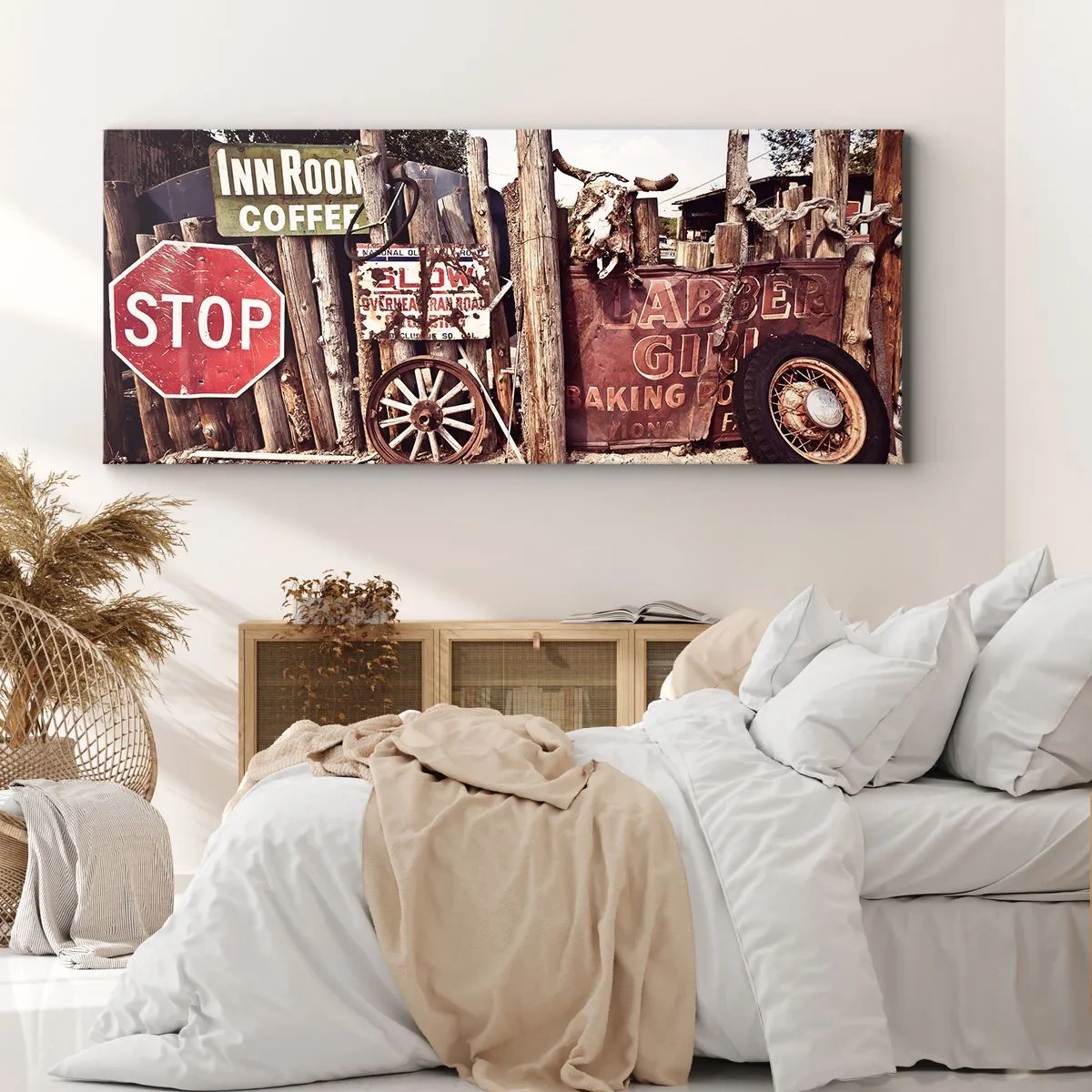 Canvastavla - Bild på duk - Och tiden står stilla - 100x40 cm