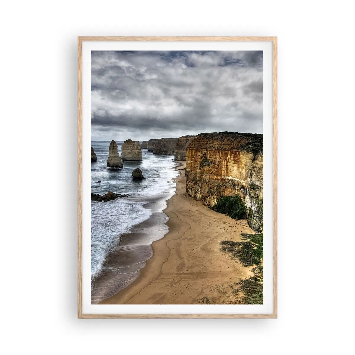 Affisch i ram av ljusek - Rå skönhet - 70x100 cm