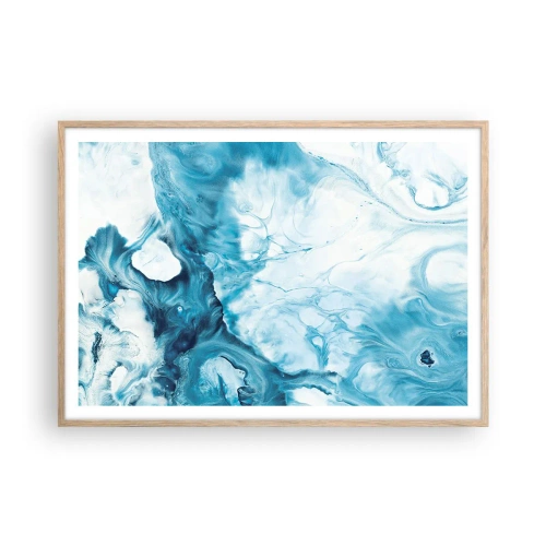 Affisch i ram av ljusek - Blåhetens konsert - 100x70 cm