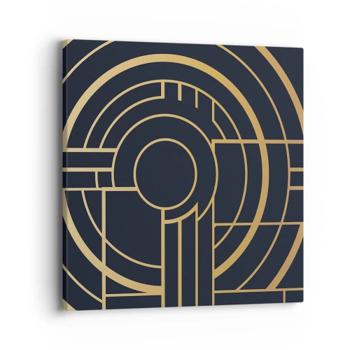 Canvastavla - Bild på duk - Sakernas gång - 40x40 cm