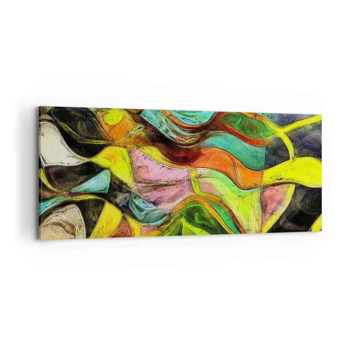 Canvastavla - Bild på duk - Rörelse är liv - 120x50 cm