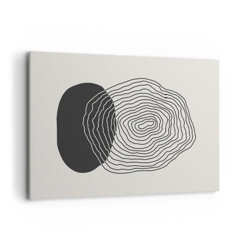 Canvastavla - Bild på duk - Varaktighet och vibration - 100x70 cm