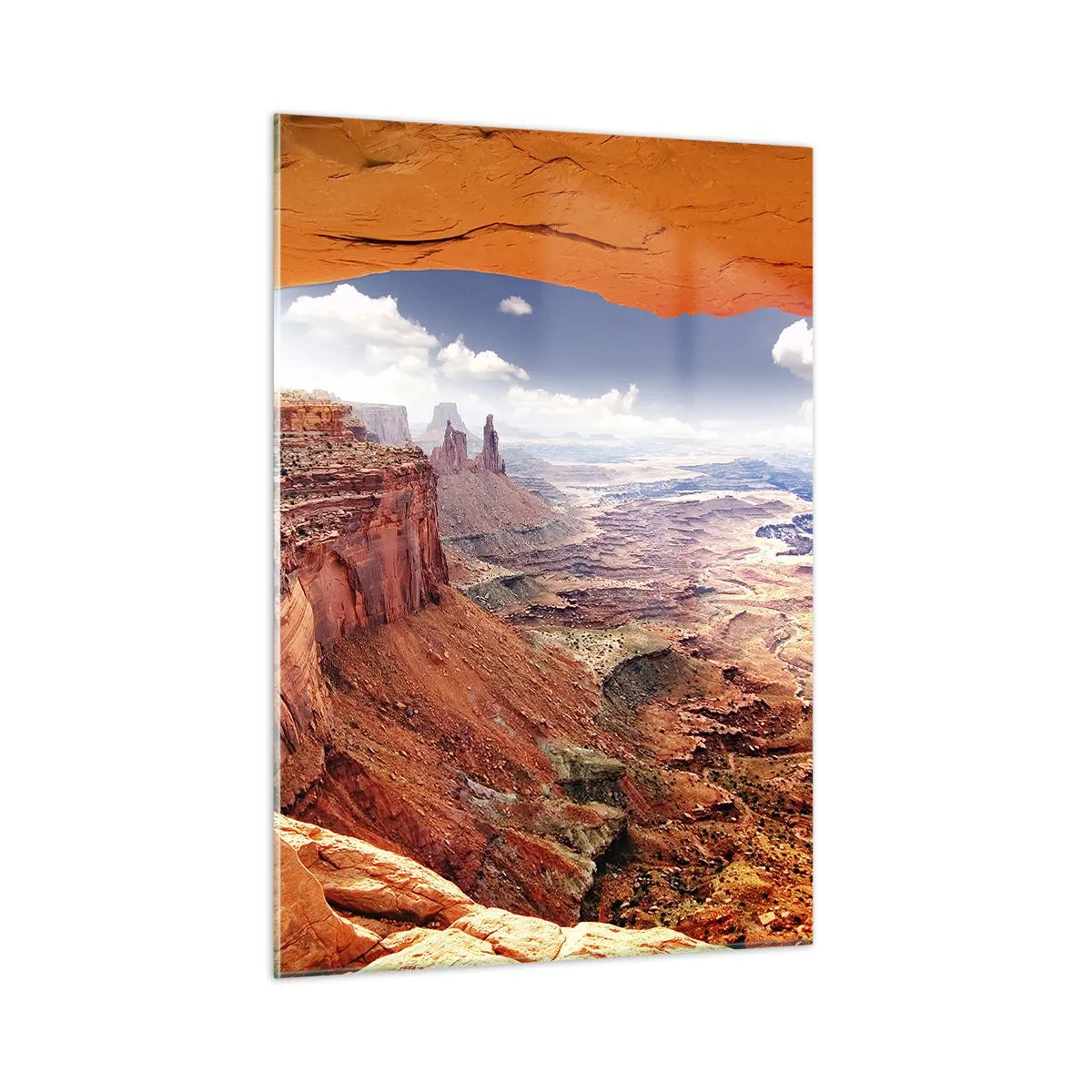 Glastavla - Bild på glas - Skapat av naturen - 50x70 cm