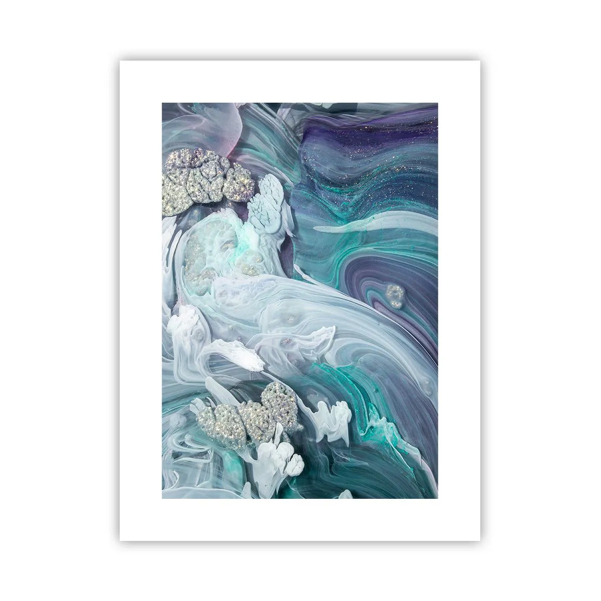 Affisch - Blåhetens strömmar - 30x40 cm