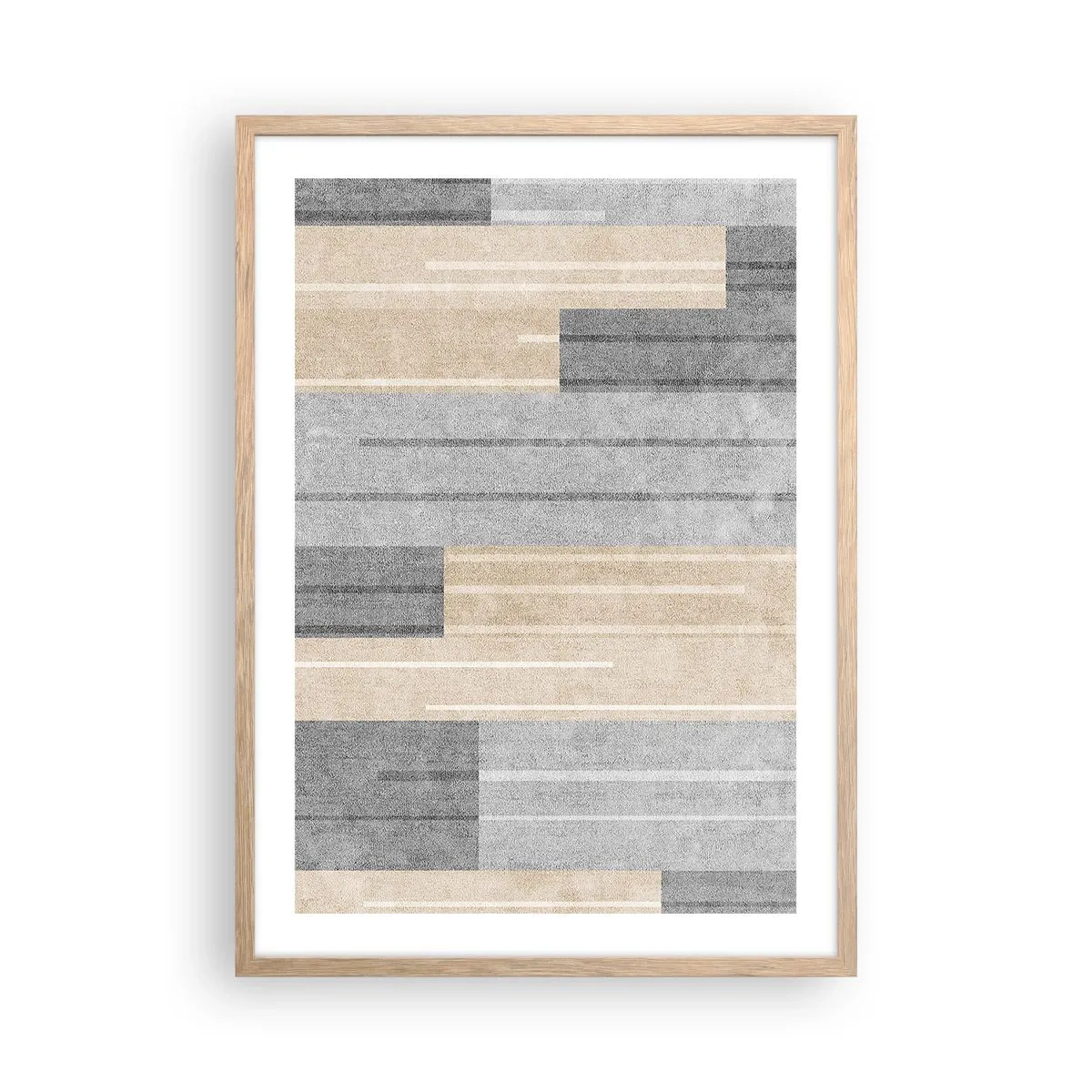 Affisch i ram av ljusek - Komposition: allt i lod - 50x70 cm