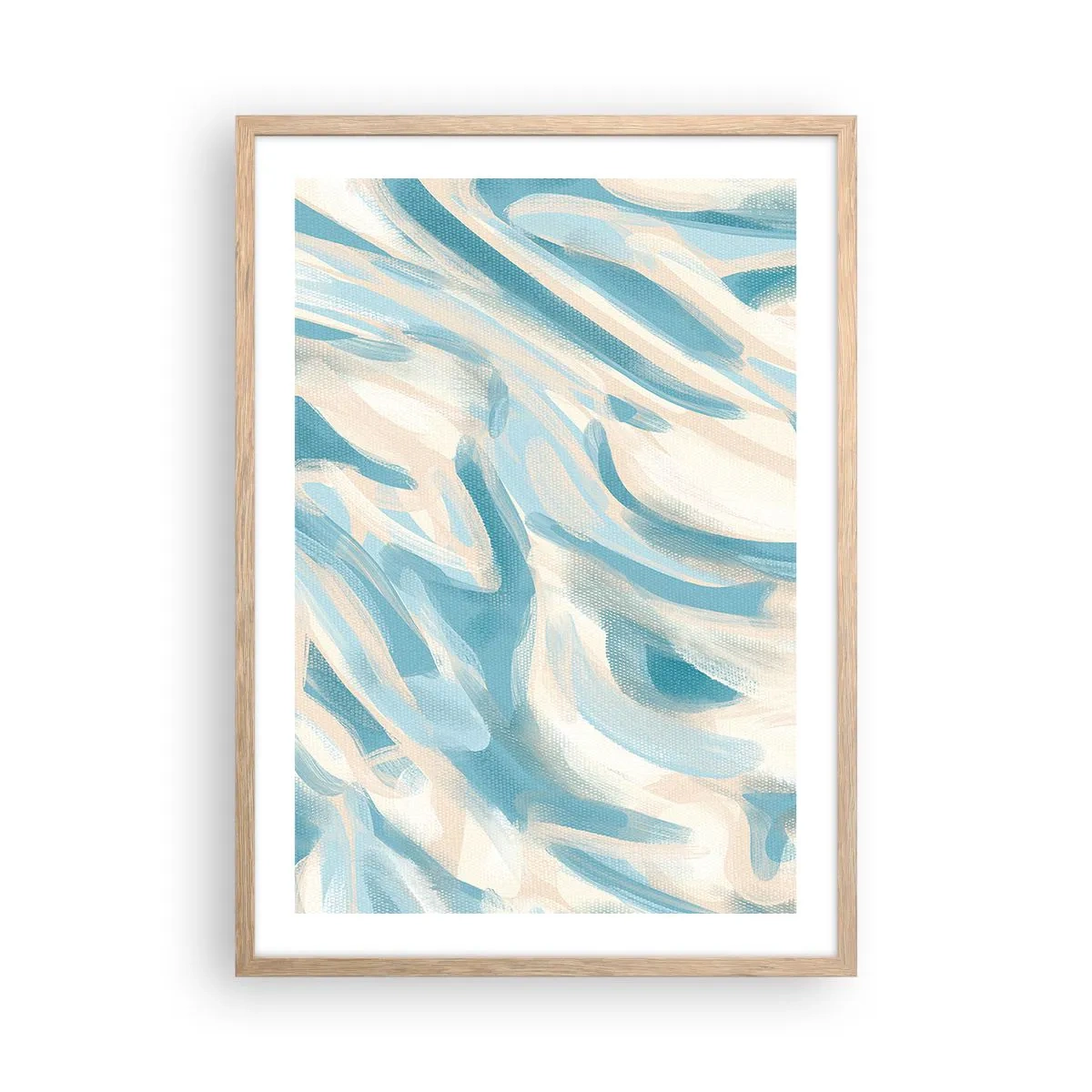 Affisch i ram av ljusek - Vårvindar - 50x70 cm