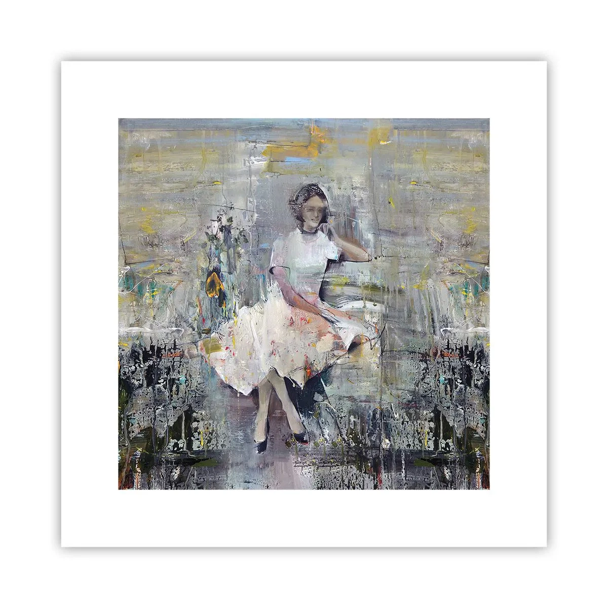 Affisch - Klassisk och modern - 30x30 cm