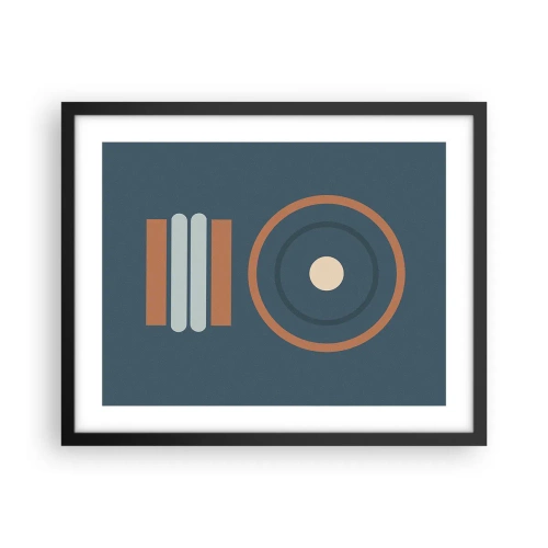 Affisch i svart ram - Sakens kärna - 50x40 cm