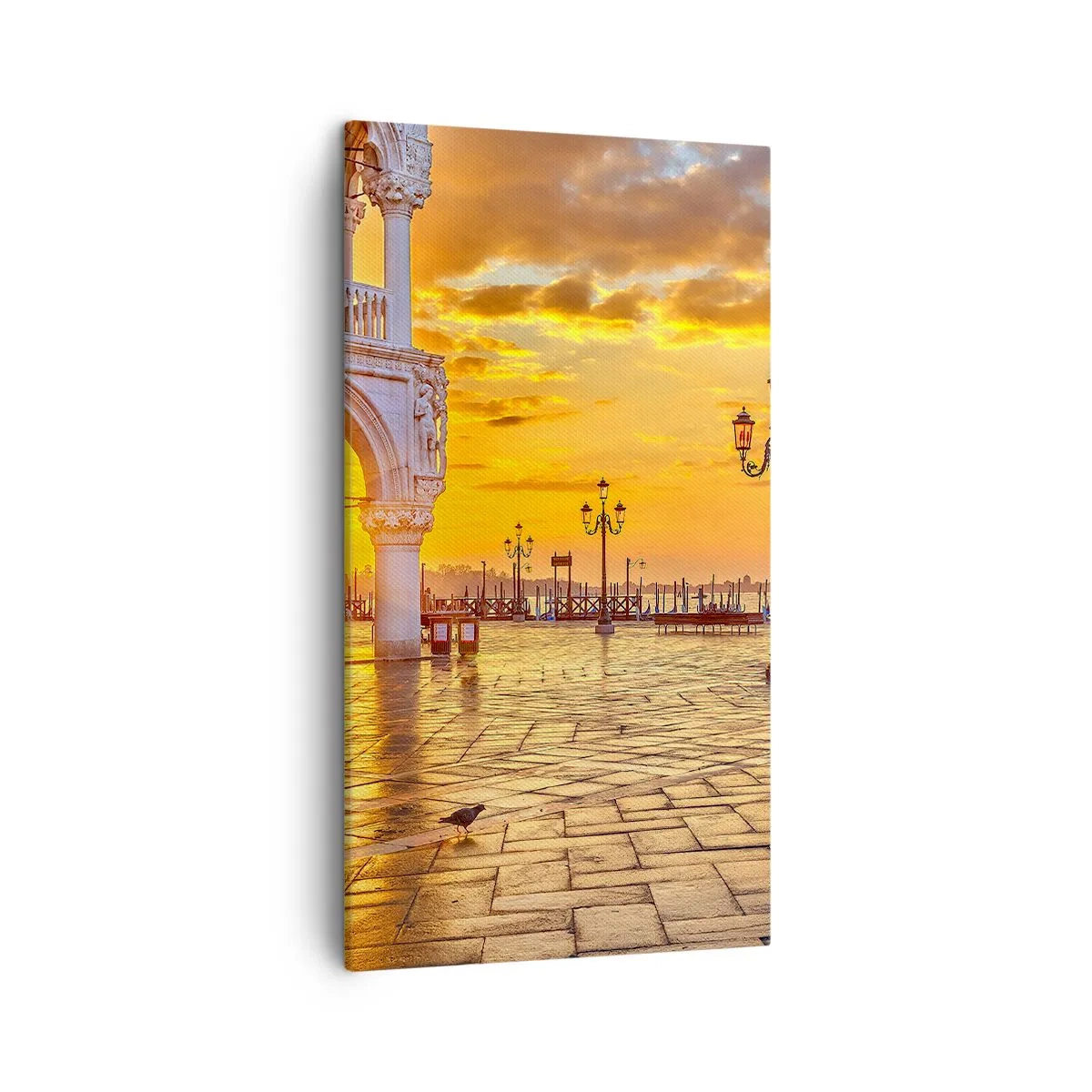 Canvastavla - Bild på duk - Var är alla? - 45x80 cm