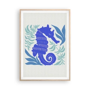 Affisch i ram av ljusek - På enundervattenäng - 70x100 cm