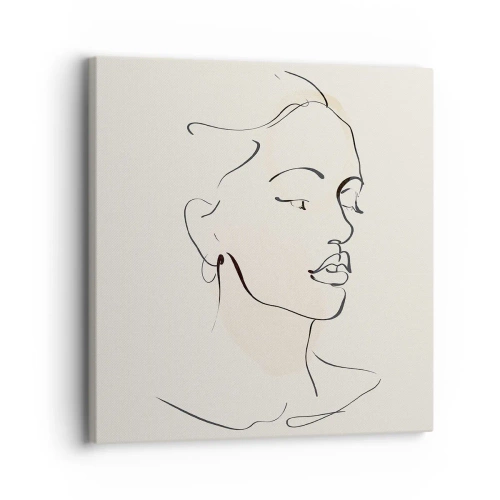 Canvastavla - Bild på duk - Säkra drag - 30x30 cm
