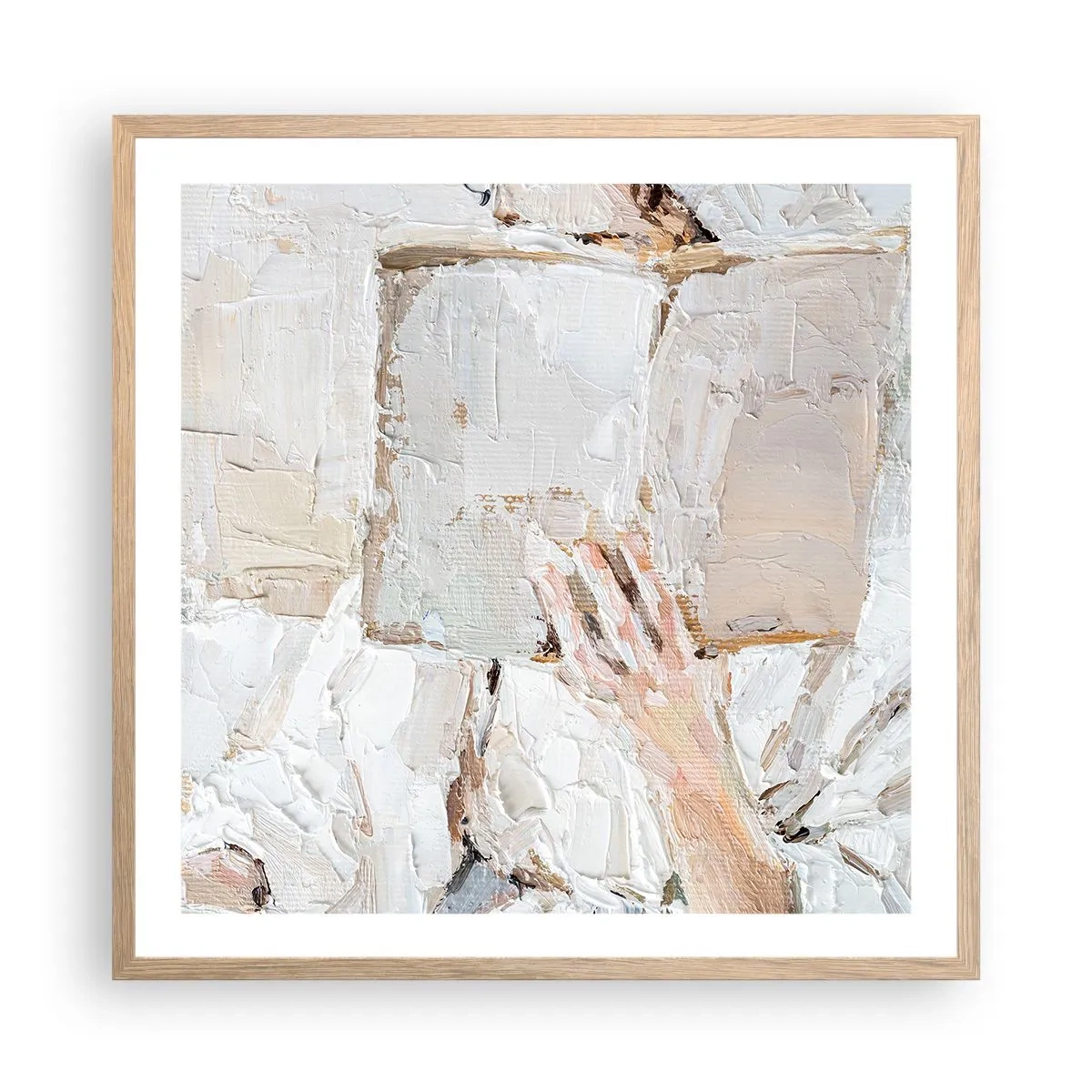 Affisch i ram av ljusek - I en annan värld - 60x60 cm