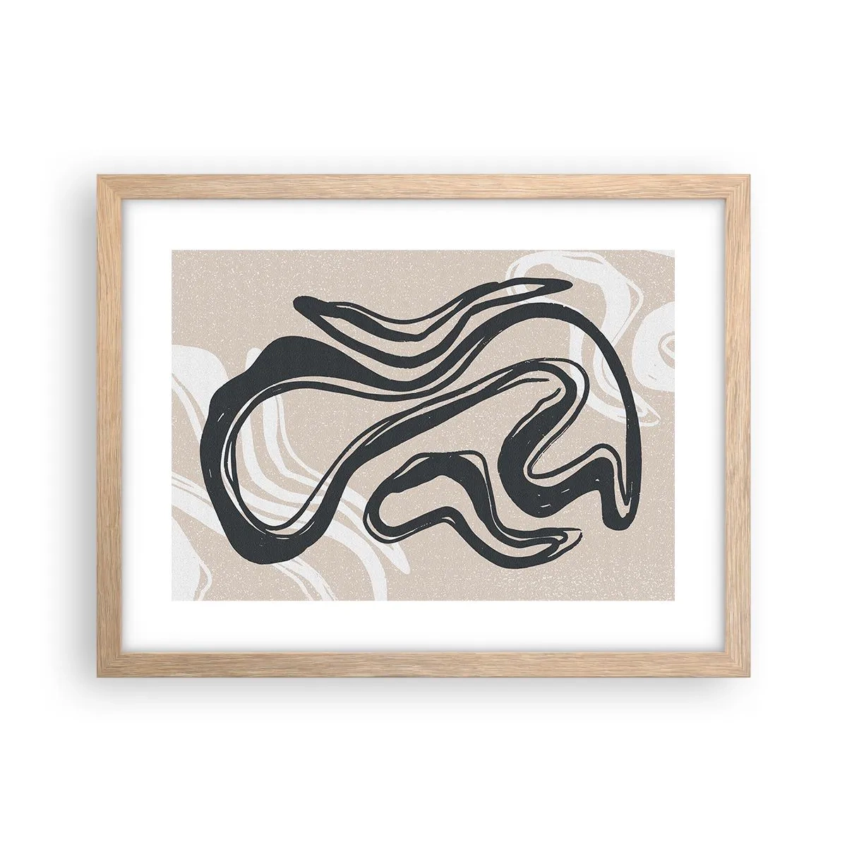 Affisch i ram av ljusek - Mångfaldigt uttryck - 40x30 cm