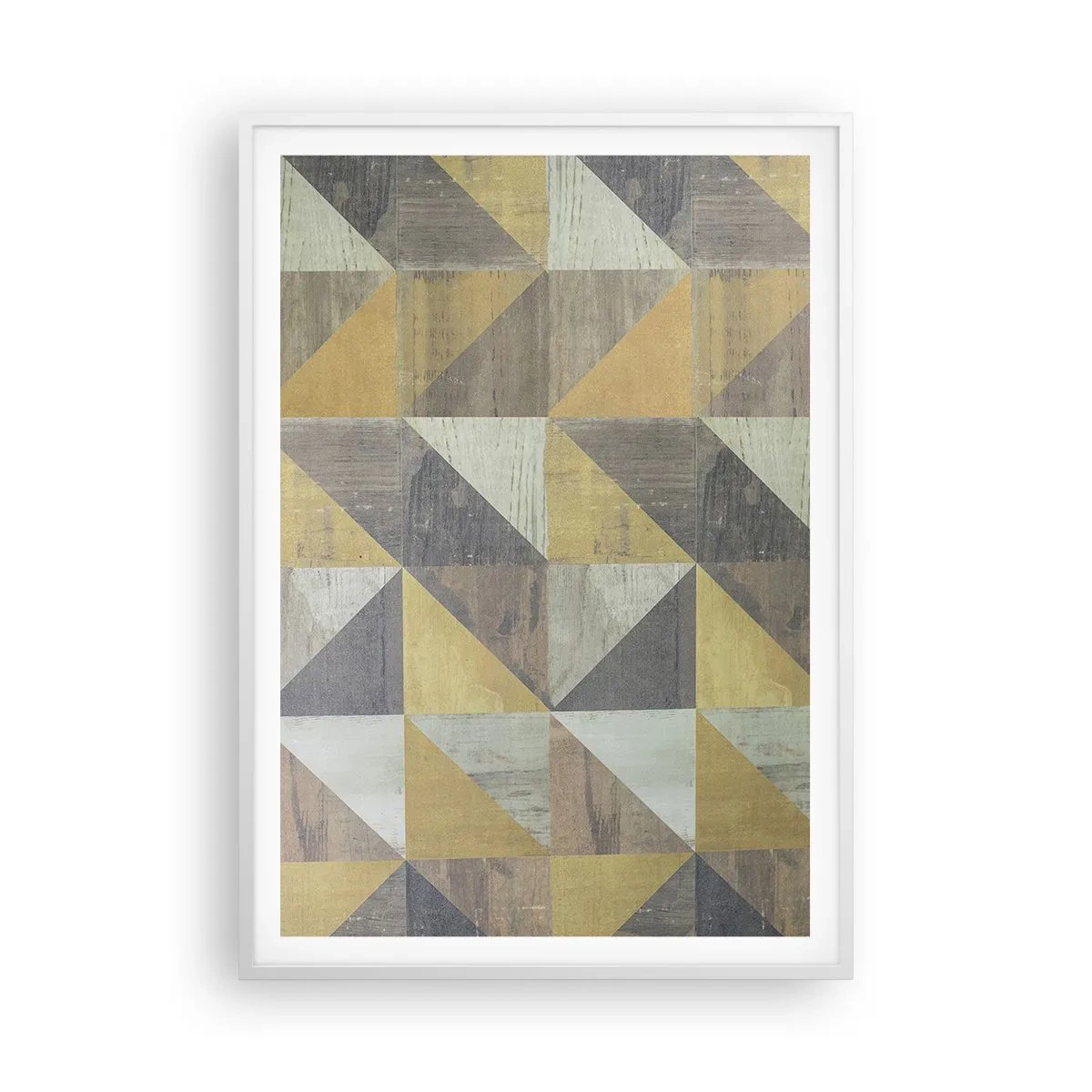 Affisch i vit ram - Under triangelns vinkel - 70x100 cm