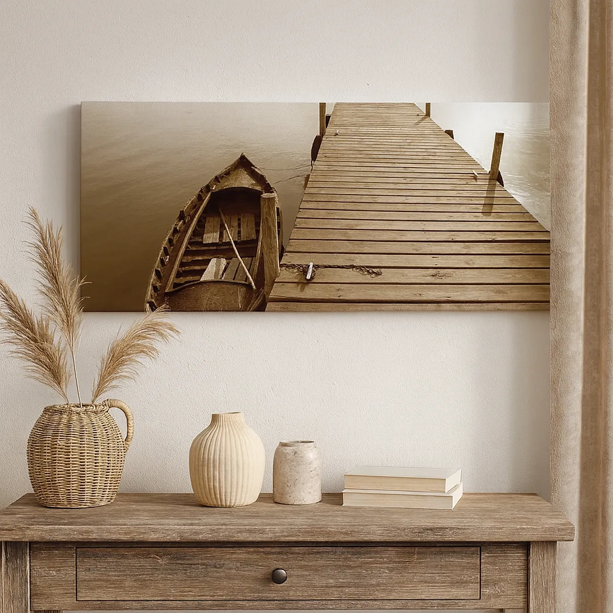 Canvastavla - Bild på duk - Stora lugnet - 30x30 cm