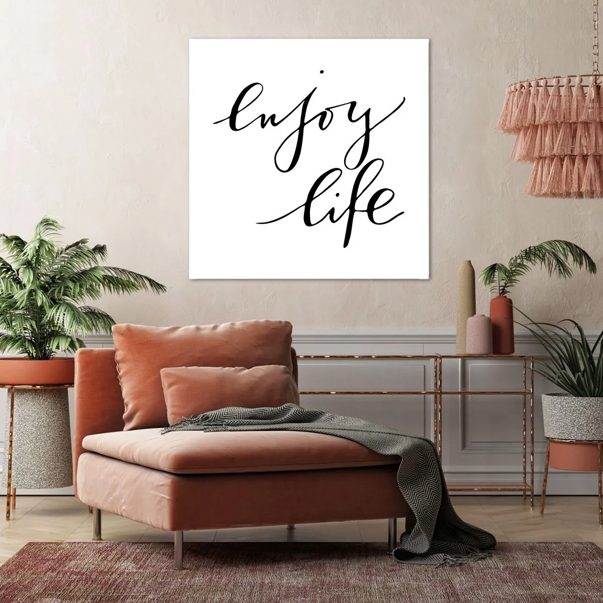 Canvastavla - Bild på duk - Ingenting att tillägga… - 70x70 cm