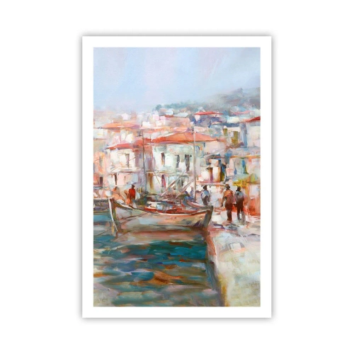 Affisch - Pastellfärgad semester - 61x91 cm