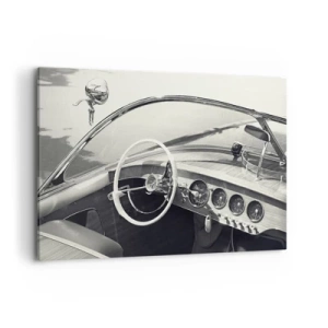 Canvastavla - Bild på duk - Väder för de rika - 100x70 cm