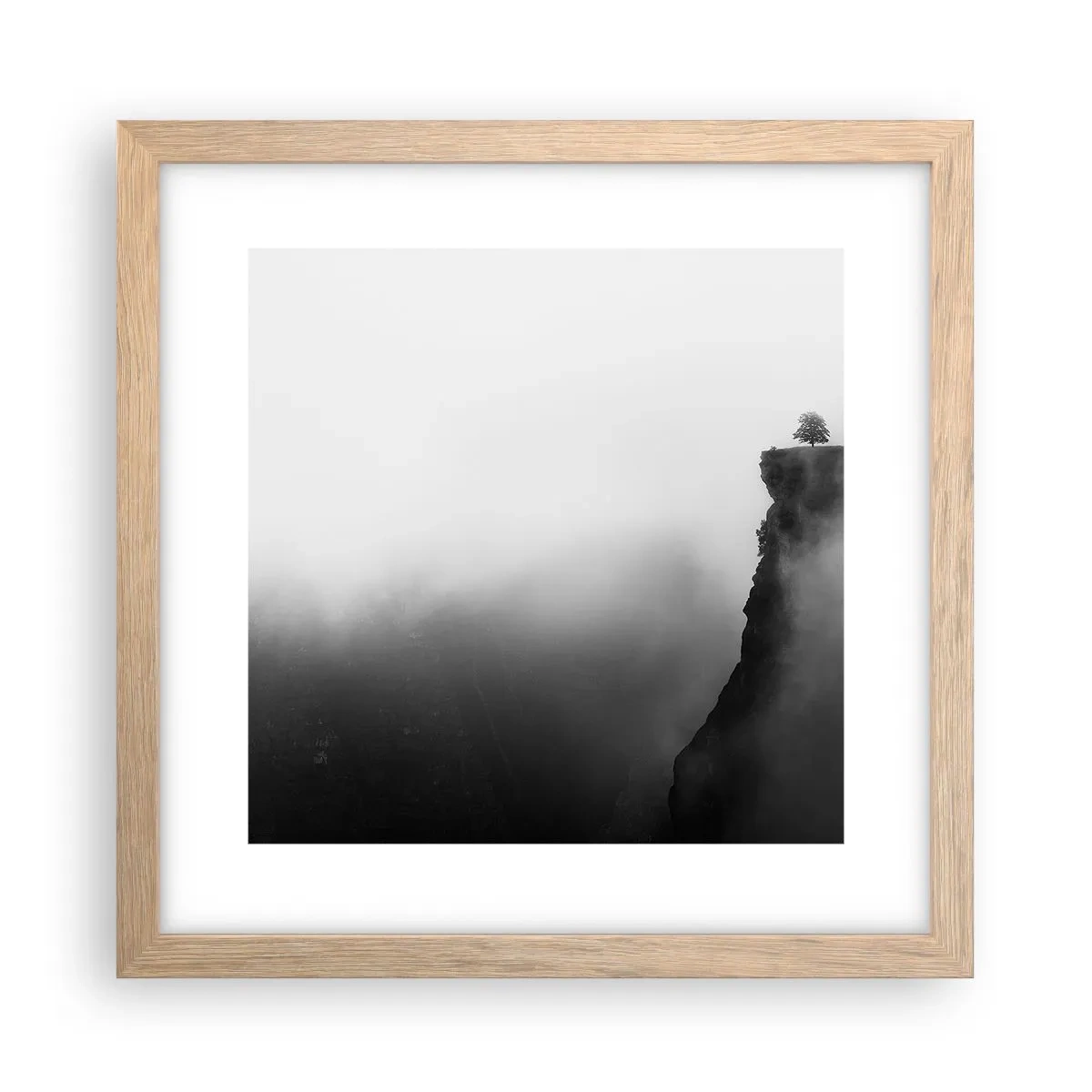 Affisch i ram av ljusek - På världens gräns - 30x30 cm