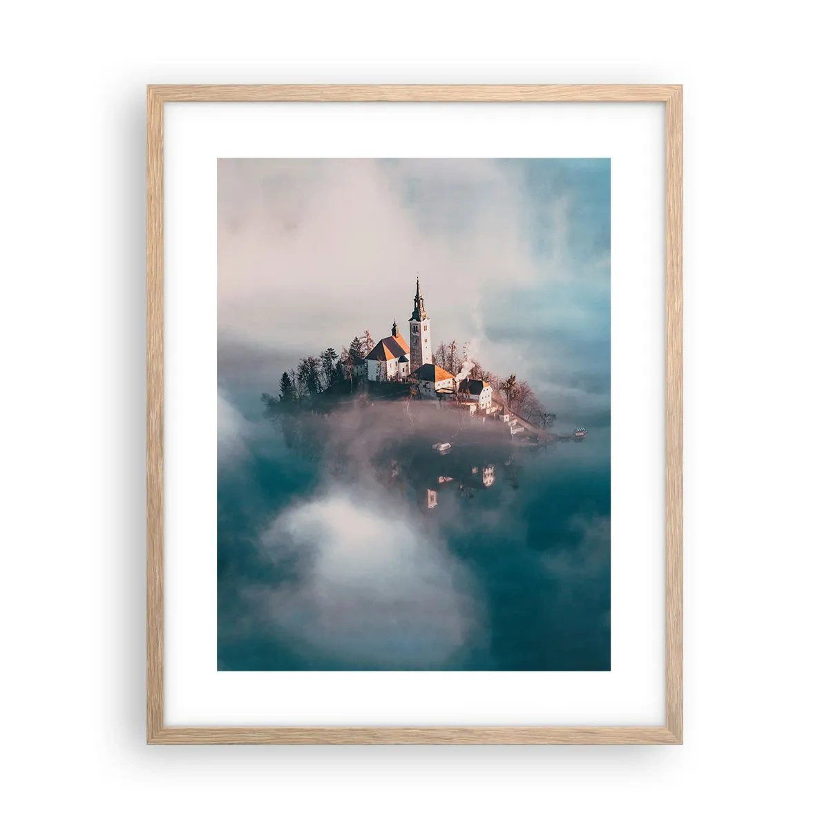 Affisch i ram av ljusek - Drömö - 40x50 cm