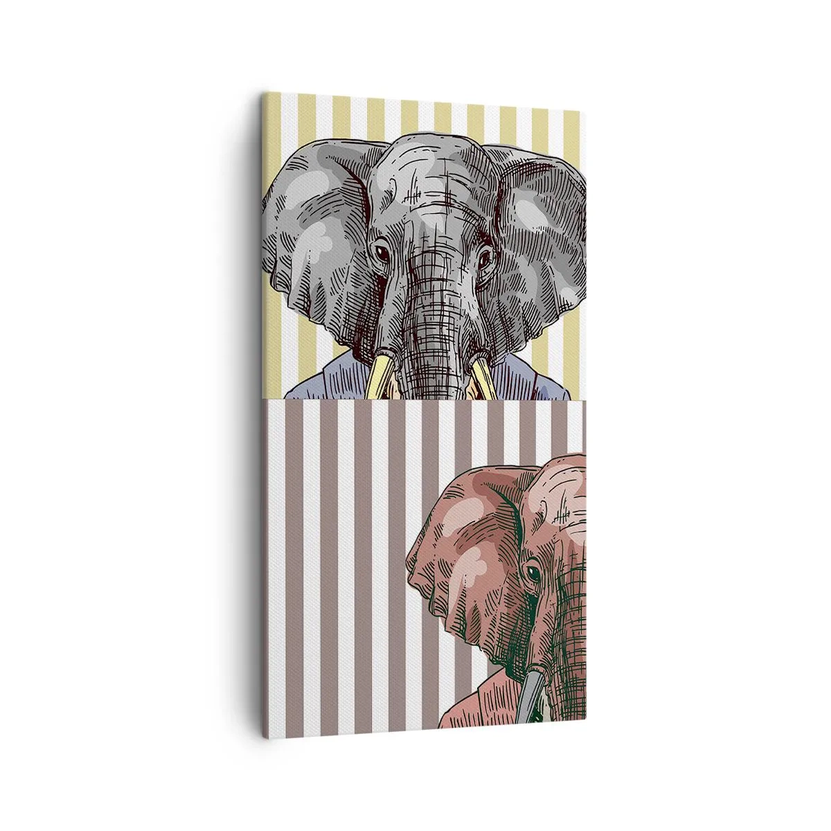 Canvastavla - Bild på duk - Elegant ur naturen - 45x80 cm