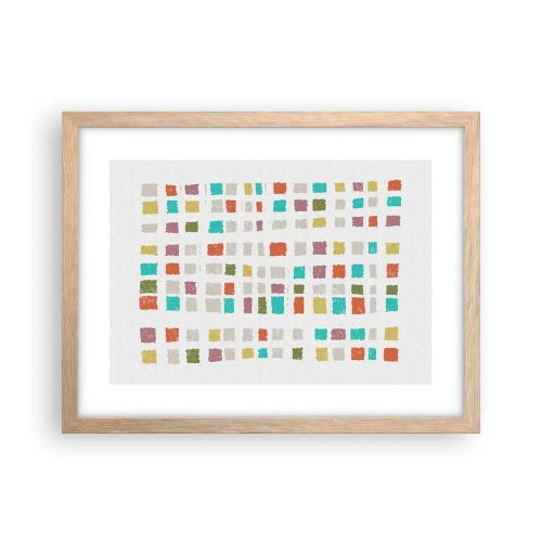 Affisch i ram av ljusek - Ett okänt spel - 40x30 cm