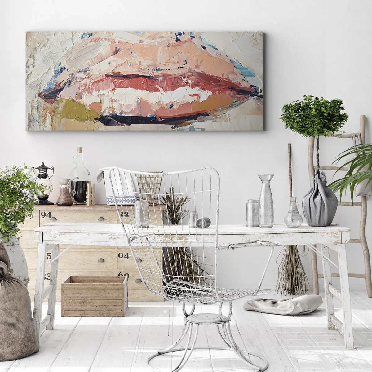 Canvastavla - Bild på duk - Väcker sinnen - 90x30 cm