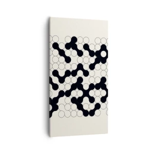 Canvastavla - Bild på duk - Kinesiskt spel - variation - 55x100 cm