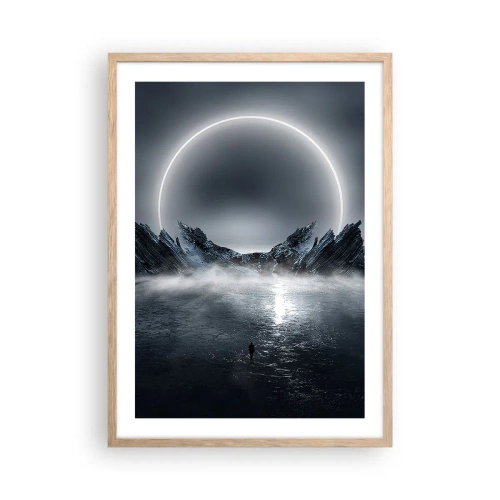 Affisch i ram av ljusek - En berättelses final - 50x70 cm