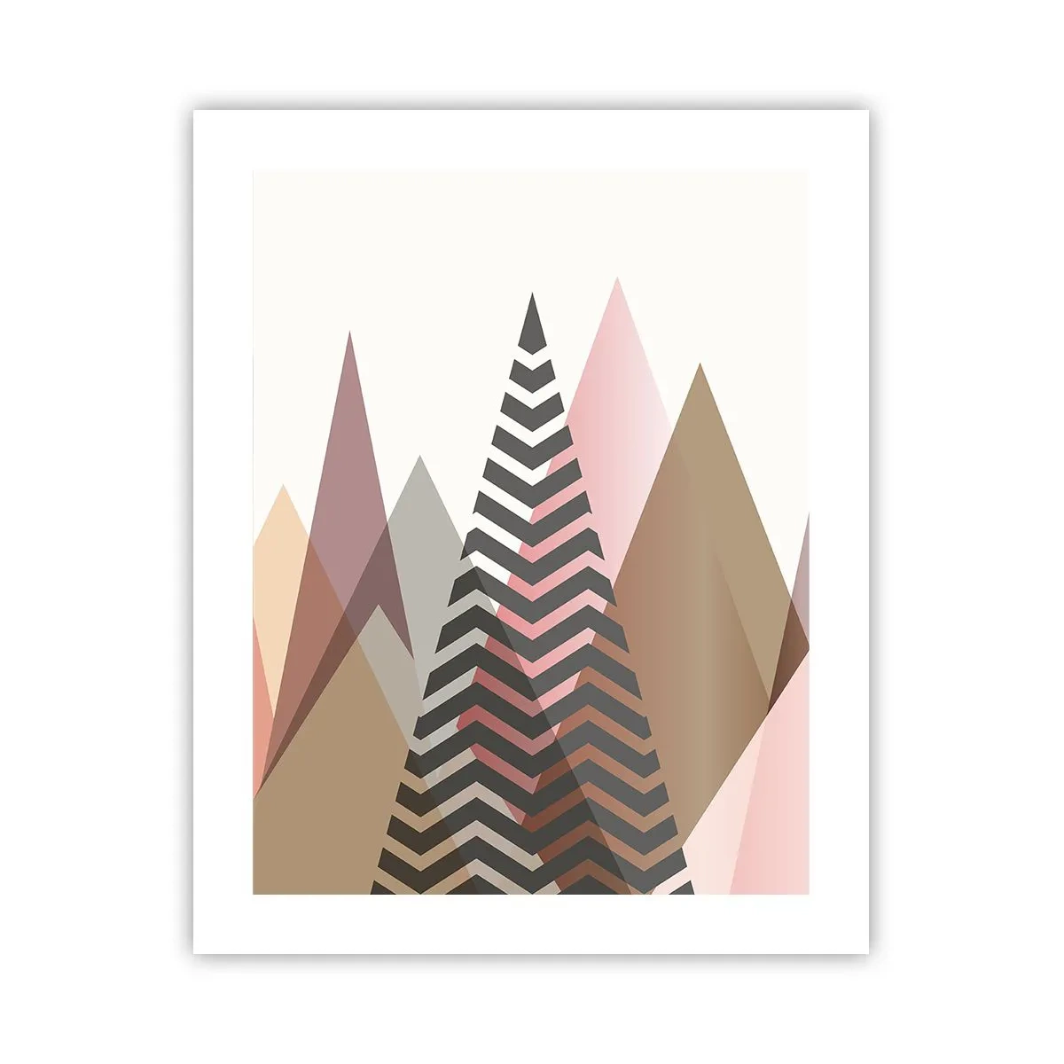 Affisch - Utsikt över pyramider - 40x50 cm