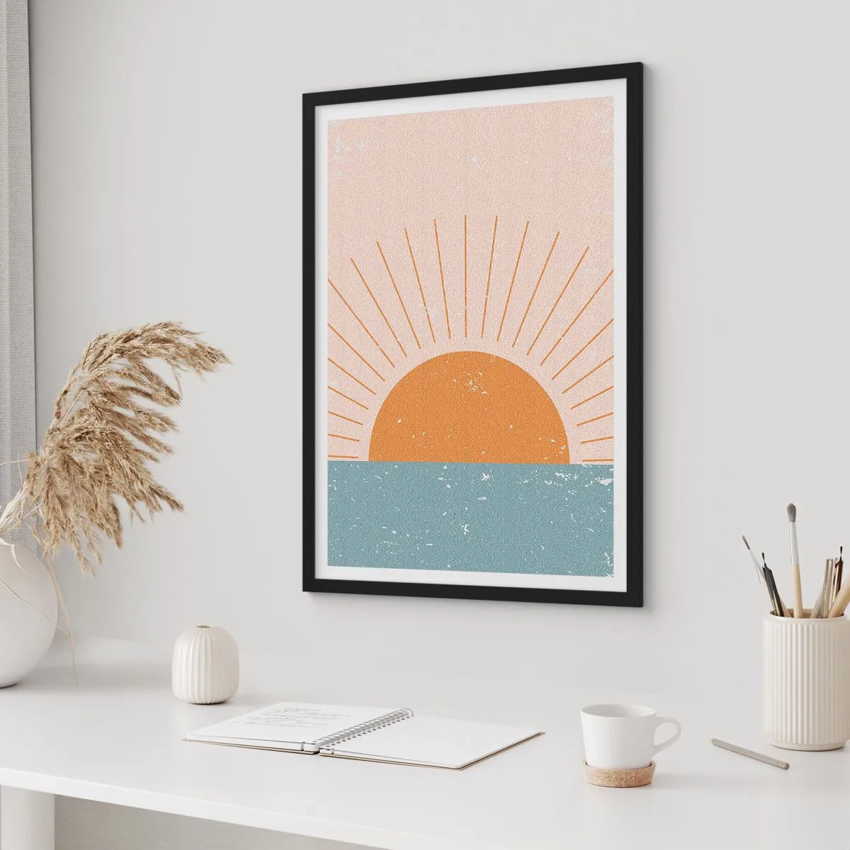 Affisch i svart ram - Vardagens under - 61x91 cm