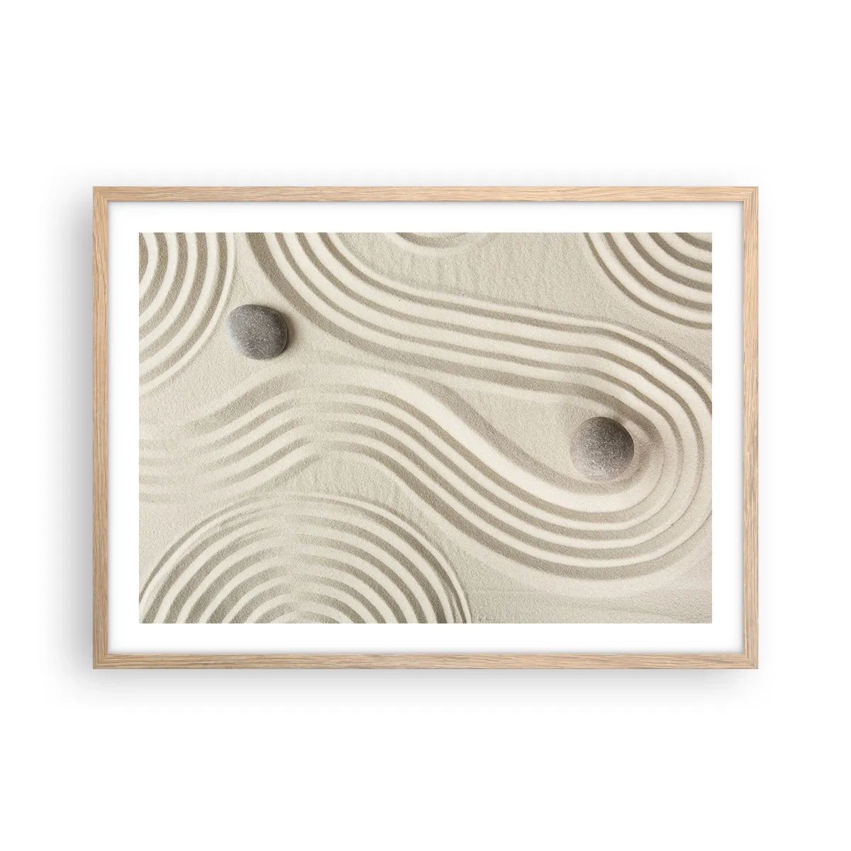 Affisch i ram av ljusek - Värmens beröring - 70x50 cm