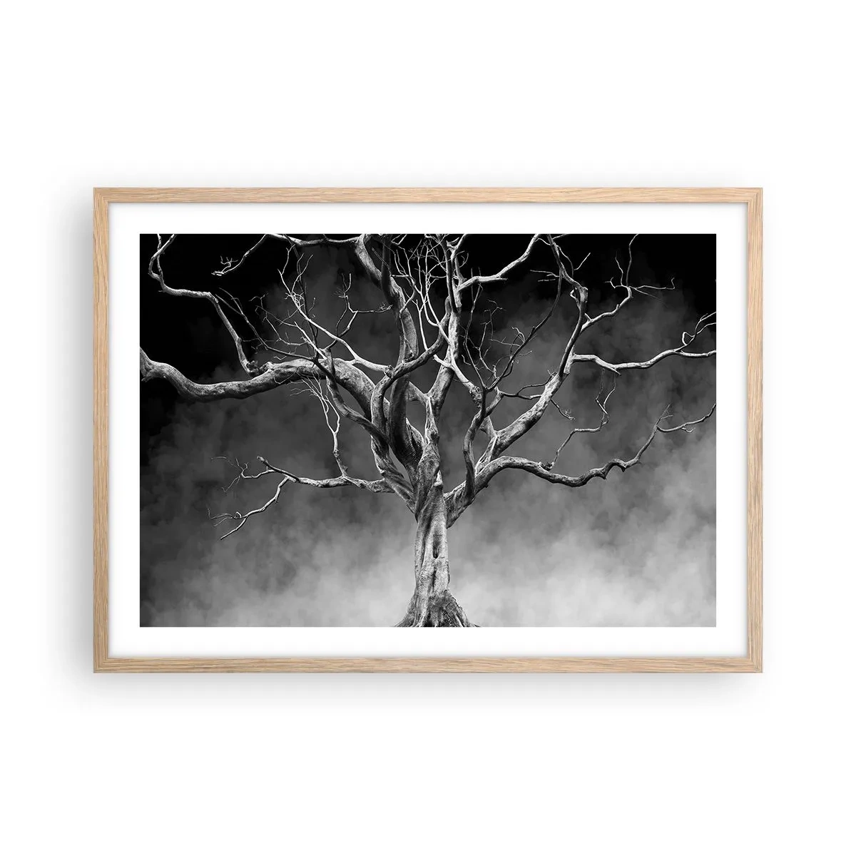 Affisch i ram av ljusek - Ursprungligt och heligt - 70x50 cm