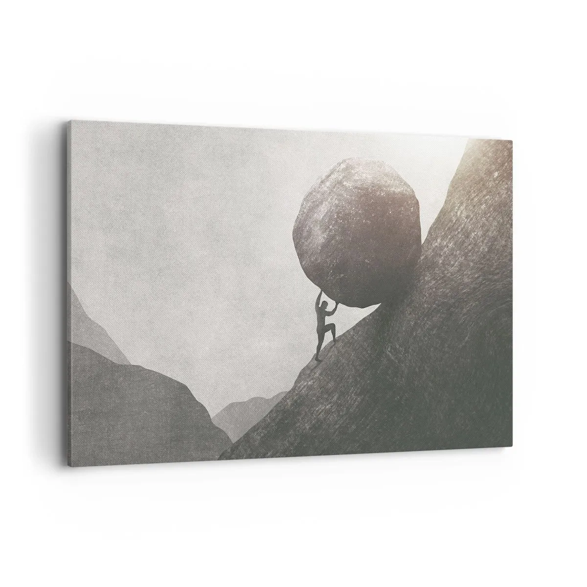 Canvastavla - Bild på duk - Jag tror i strid mot hoppet - 120x80 cm